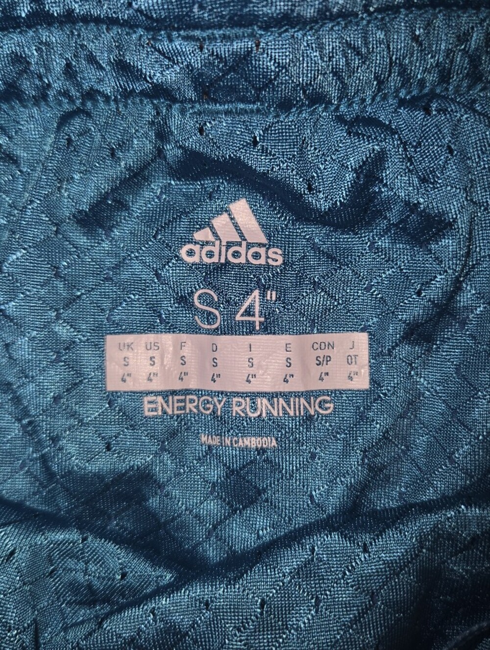 adidas Women's Teal Blue Athletic Running Shorts - Picture 5 of 6